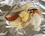 白だしで♫和風な鮭のホイル焼き！作り方2写真