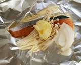 白だしで♫和風な鮭のホイル焼き！作り方2写真