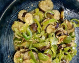 夏が来た！なすとピーマンのごま味噌炒め♫作り方4写真