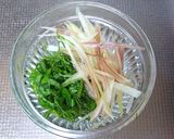 超早！大葉とみょうがで爽やか明太子パスタ作り方2写真
