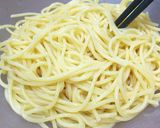 超早！大葉とみょうがで爽やか明太子パスタ作り方3写真