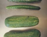 加賀野菜　加賀太きゅうりの肉詰め作り方1写真