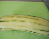 加賀野菜　加賀太きゅうりの肉詰め作り方2写真