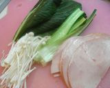 ✿小松菜のくるくるサラダ。ごまだれで✿作り方1写真