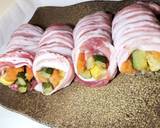 ぶっとい野菜肉巻き♡スクスク育つ夏野菜で作り方3写真