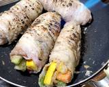 ぶっとい野菜肉巻き♡スクスク育つ夏野菜で作り方4写真