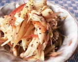 ＊副菜！ささみと茗荷の梅肉ゆかり和え＊作り方5写真