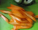 ナスとゴーヤのみそ炒め作り方3写真
