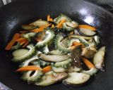 ナスとゴーヤのみそ炒め作り方6写真