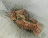 鶏から青じそ風味 スーパー袋で楽チン 作り方2写真