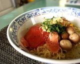 簡単サッポロ一番で男の冷しラーメン !作り方5写真