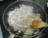 菜の花入り☆辛くない麻婆豆腐作り方3写真