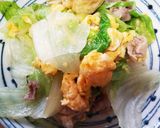 豚のしょうが焼きチャンプル作り方6写真