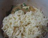 カルボナーラ風冷やし味噌ラーメン作り方3写真