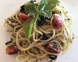 暑い夏には☆トマトとバジルの冷製パスタ作り方10写真