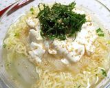 お豆腐と大葉の生姜みぞれ冷やし塩ラーメン作り方3写真