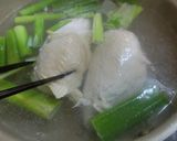 昔の醤油ラーメン　蒸し鶏チャーシュー入り作り方16写真