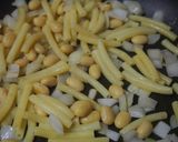 大豆とマカロニのケチャップ炒め♪作り方5写真