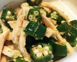 簡単！お弁当 体を作るオクラサラダ作り方3写真
