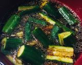 きゅうり+酢+醤油+ごま油作り方3写真