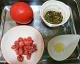 犬ご飯　トマトカップ作り方1写真