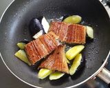 鰻と茄子の赤ワイン煮作り方5写真