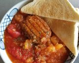 トマト煮込みハンバーグ作り方13写真