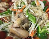 超簡単♪野菜たっぷり鶏肉のミニトマト煮☆作り方2写真