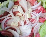 キャベツと豚肉の重ね蒸し作り方3写真