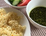 良く噛んで♪爽やかバジル焼きラーメン作り方5写真