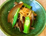 なすとオクラの針生姜醤油！作り方6写真