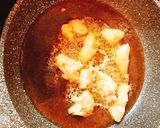 水菜と鶏もも肉の和風パスタ作り方5写真