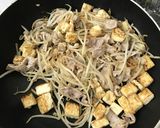 激ウマ！ 豆腐と肉とモヤシの醤油炒め作り方6写真