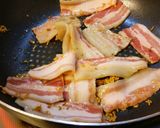 豚ばら薄切り味噌キャベツ炒め。作り方2写真