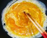 炒り卵とゴボウ豚挽肉そぼろ入り香味野菜丼作り方3写真