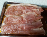 厚揚げ豚肉巻きの野菜あんかけ作り方1写真