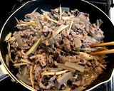 ☆蒟蒻でかさ増し！牛肉ゴボウのしぐれ煮♪作り方5写真