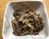 ☆蒟蒻でかさ増し！牛肉ゴボウのしぐれ煮♪作り方6写真