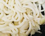 ほっこりニンニクとタマネギの焼きうどん作り方4写真