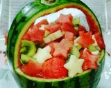 七夕デザート☆スイカのバスケット作り方6写真