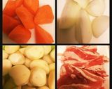 本日のお通し⑥肉じゃが作り方1写真