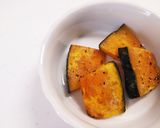 （お弁当）かぼちゃカレーコンソメバター焼作り方4写真
