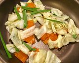 もちもち海老焼きうどん作り方3写真