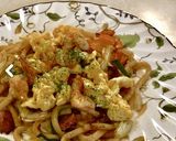 もちもち海老焼きうどん作り方4写真
