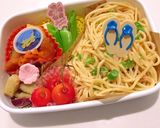 たらこスパゲッティ弁当 簡単 可愛い作り方4写真