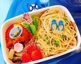 たらこスパゲッティ弁当 簡単 可愛い作り方5写真