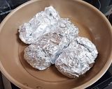 シーフードのホイル蒸し焼き/+аでパスタ作り方4写真