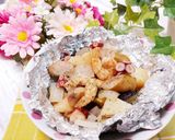 シーフードのホイル蒸し焼き/+аでパスタ作り方5写真