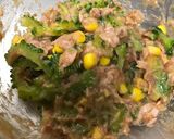 ゴーヤとツナの梅味噌和え作り方4写真