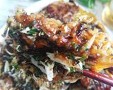 満腹レシピ♪フライパンで広島風お好み焼き作り方13写真